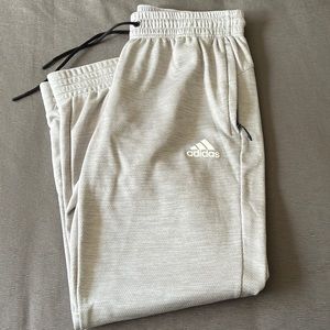 Adidas gray sweatpants - large.